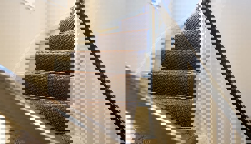 Trappeoppgang i et boligbygg